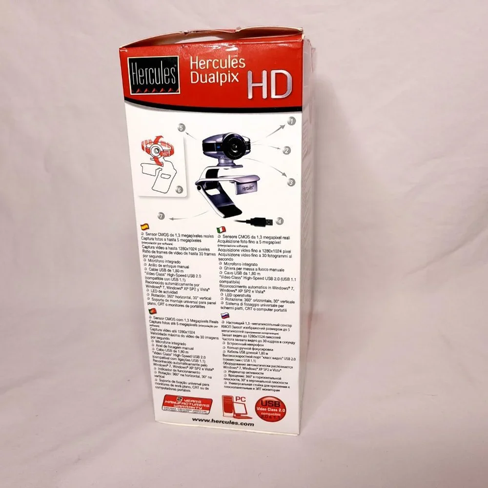 Hercules Dualpix HD Webcam